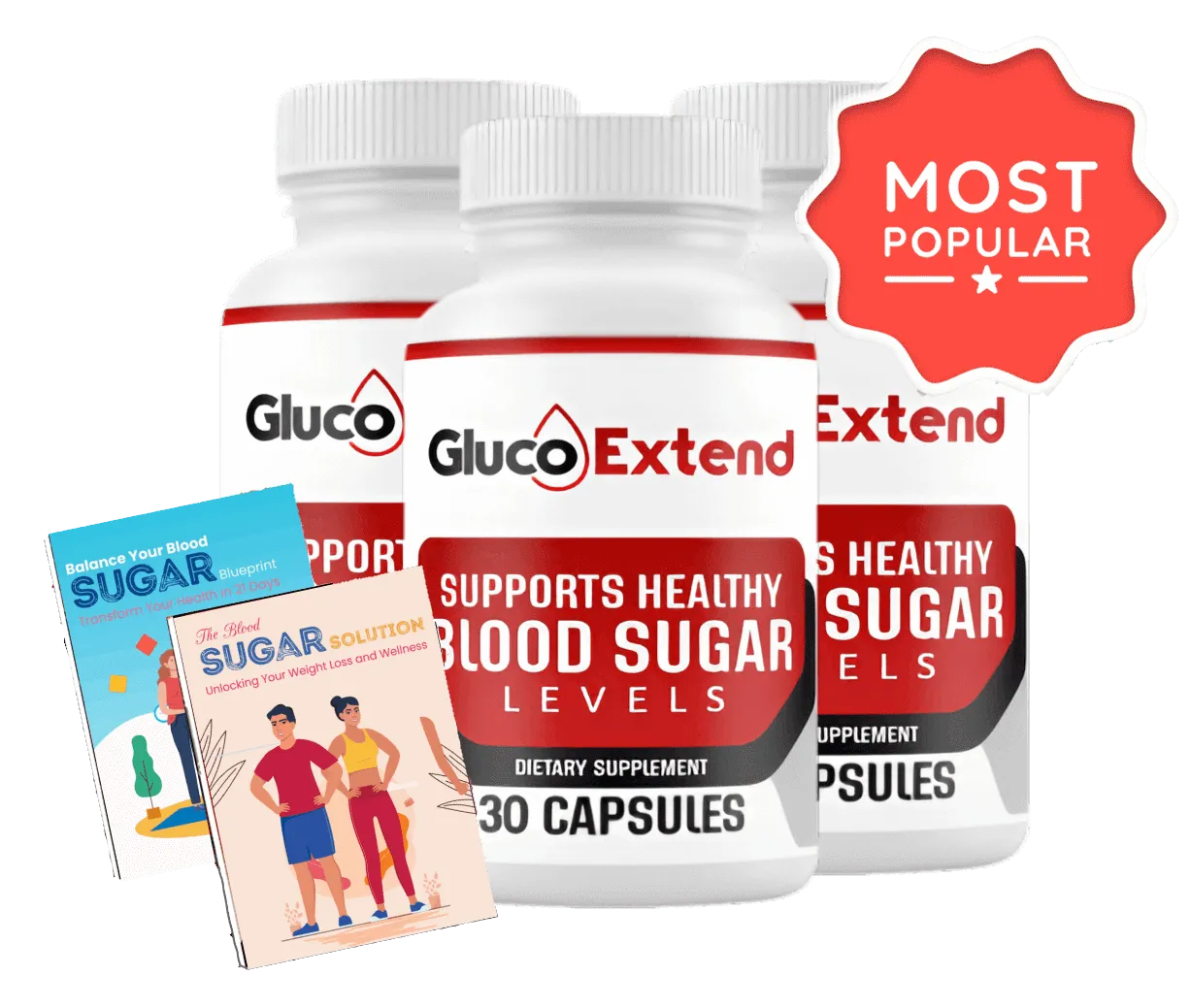 Gluco Extend 3 Bottles - Popular Pack